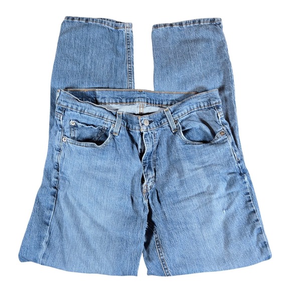 Levi's 517 Bootcut Jeans Mens Denim Blue Classic Fit - Picture 2 of 6